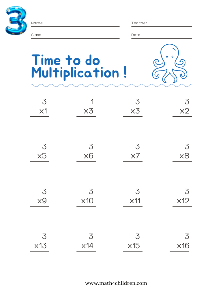 Review multiplication skills with test quizzes